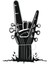 Rock Guitar Duvar Sticker 2