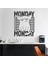 Bad Monday Duvar Sticker 1
