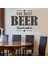 The Best Beer Duvar Sticker 1