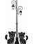 Cute Cats And Street Lamp Duvar Sticker 2