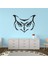 Tribal Owl Head Duvar Sticker 1