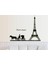 Karanlıkta Parlayan Fosforlu Eiffel Eyfel Kulesi Ev Dekorasyonu PVC Duvar Sticker Dekor 2