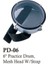 PD06 6 Inch Mesh(File) Deri Özellikli Diz Çalışma Pad 1