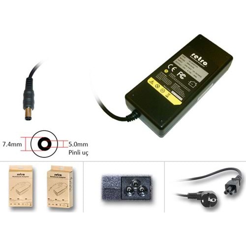 Retro Hp Compaq 90W Pinli Uç Notebook Adaptör