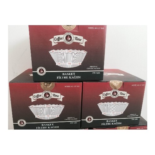 Coffee Time 250 x 90 Basket Filtre Kahve Kağıdı 250 Adet Fiyatı