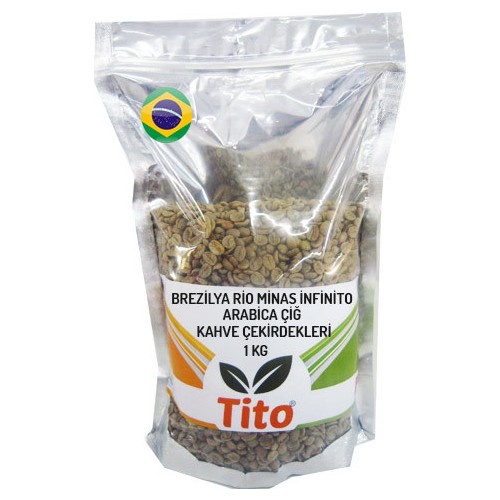 Tito Brezilya Rio Minas Infinito Arabica Çiğ Kahve Çekirdeği Fiyatı