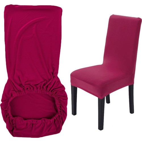 Sandalye Kılıfı Dalgıç Kumaş Likralı Bordo Fiyatı