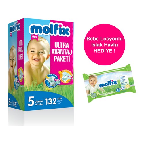 Molfix Bebek Bezi Junior Ultra Avantaj Paketi 5 Beden 132 Fiyatı