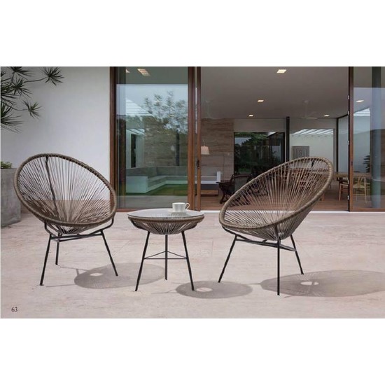 Neodesign Bahçe Rattan Tekli Sandalye Kahverengi Fiyatı