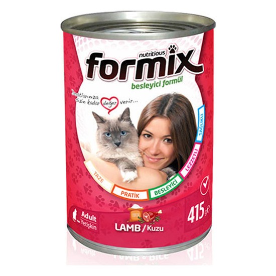 Formix Lamb Kuzu Etli Konserve Kedi Maması 415Gr Fiyatı