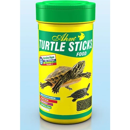Ahm Turtle Sticks Çubuk Şeklinde Kaplumbağa Yemi 1000 Ml