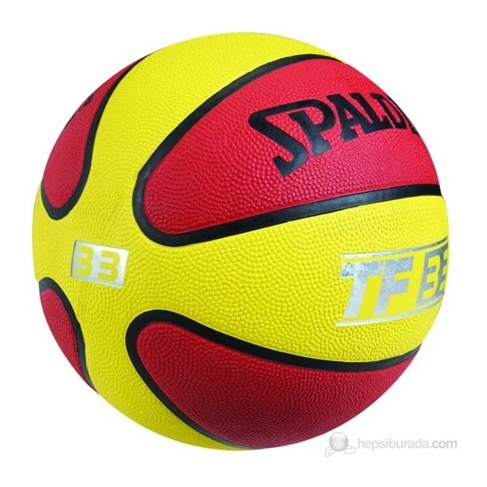 Spalding Basketbol Topu TF-33 Red/YL N:7 Rbr Bb (73-833Z)