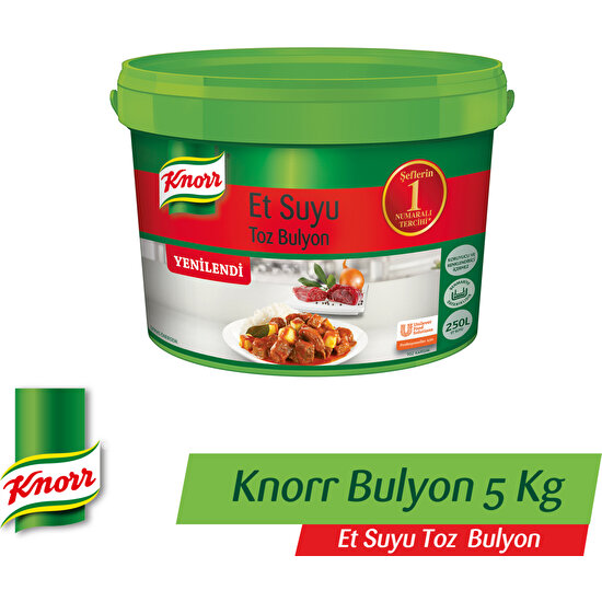 Knorr Contemp Et Suyu Toz Bulyon 5 KG Fiyatı Taksit Seçenekleri