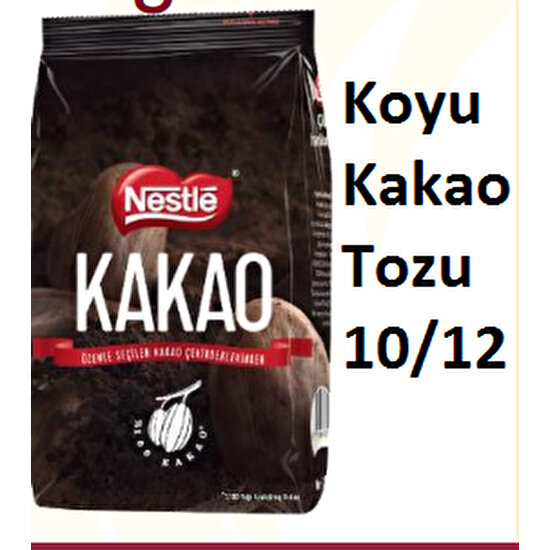 Nestle Nestle Kakao Tozu 1 Kg Koyu Renkli Dark Kakao