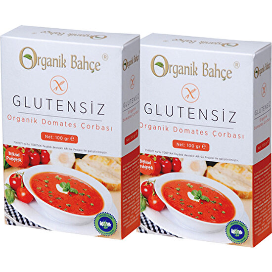 Organik Bahçe Glutensiz Domates Çorbası 2 Adet x 100 gr