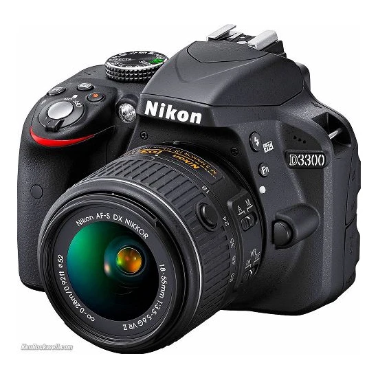 Nikon D3300 18-55 Vr Af-P (2017 Nesil) Lens Dslr Fotoğraf Makinesi + Taşıma Çantası