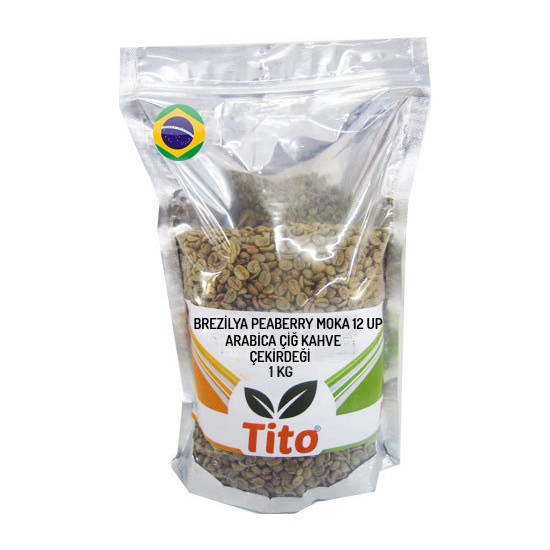 Tito Brezilya Peaberry Moka 12 Up Arabica Çiğ Kahve Fiyatı