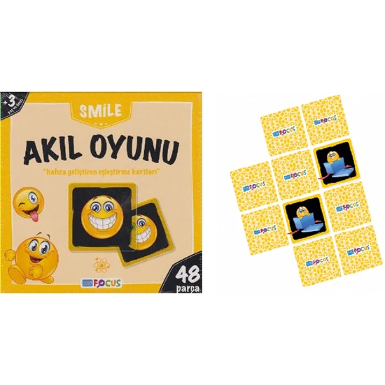 Blue Focus Akıl Oyunu 48 Parça Smile Hafıza Geliştirici