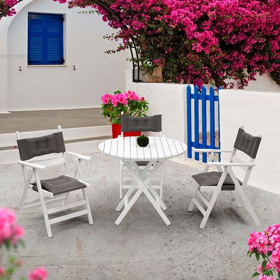 Vitale Ege Bahçe Masa Sandalye Seti Beyaz Fiyatı