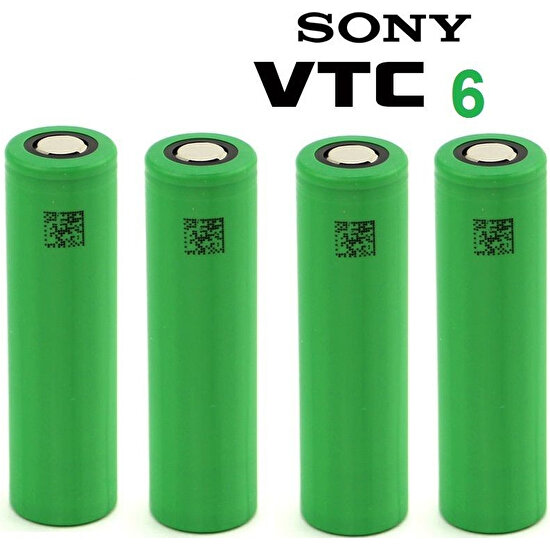 Sony Vtc6 18650 3.7V 3000 Mah Li-İon Şarjlı Pil 20'Li