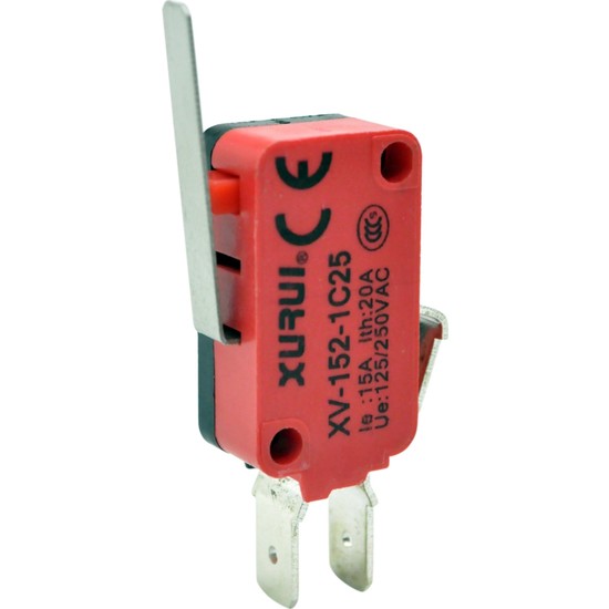 Micro Commutateur Heschen V-15-1C25 SPDT - 2 Pack - 20A 250VAC - Bouton Type