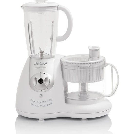 Arzum AR1044 Prostar Mutfak Robotu - Gri / 1000 Watt
