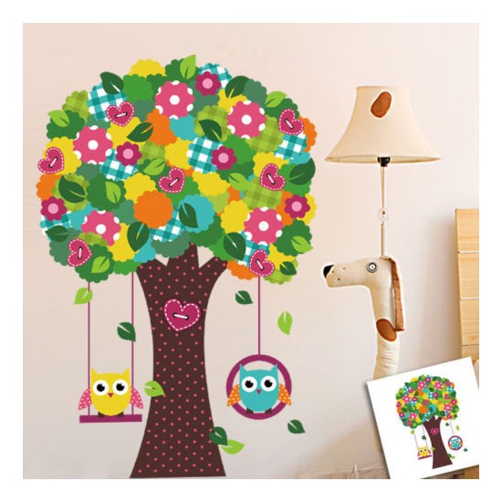 Crystal Kids Bebek ve Çocuk Odası Dekorasyonu Renkli Ağaç ve Fiyatı
