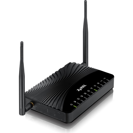 Zyxel VMG3312-B10A v2 300Mbps Kablosuz 4-Port 2x5dBi 2xIPSec VPN 1xUSB WPS Gigabit EWAN Fiber Destekli VDSL2/ADSL2+ Modem/Router