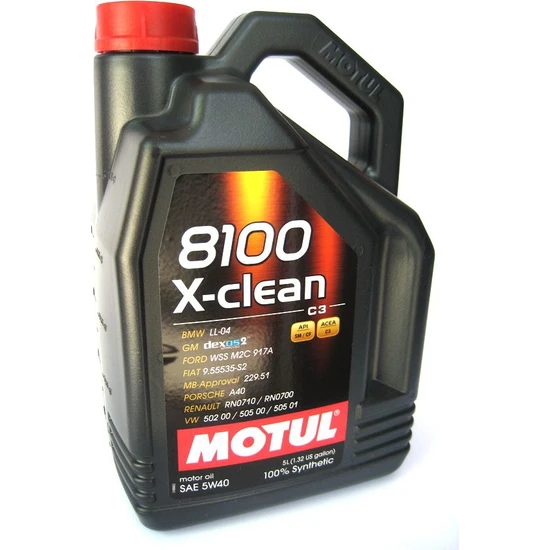 Motul 8100 X-Clean 5W-40 5 Litre Motor Yağı ( Üretim Yılı : 2023 )