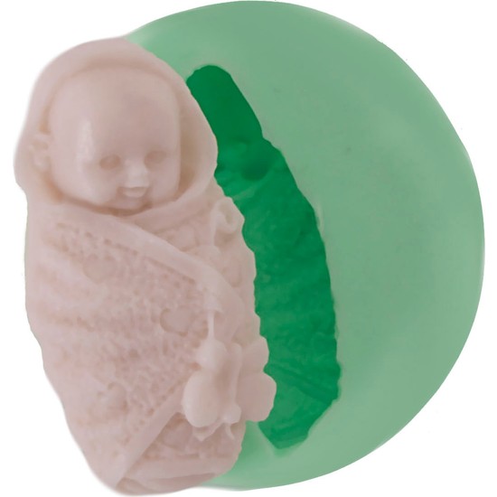 Kurdelya Kundakta Minik Bebek Silikon Kalıbı Fiyatı