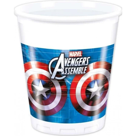 Sihirli Parti Avengers Plastik Bardak (8 Adet)