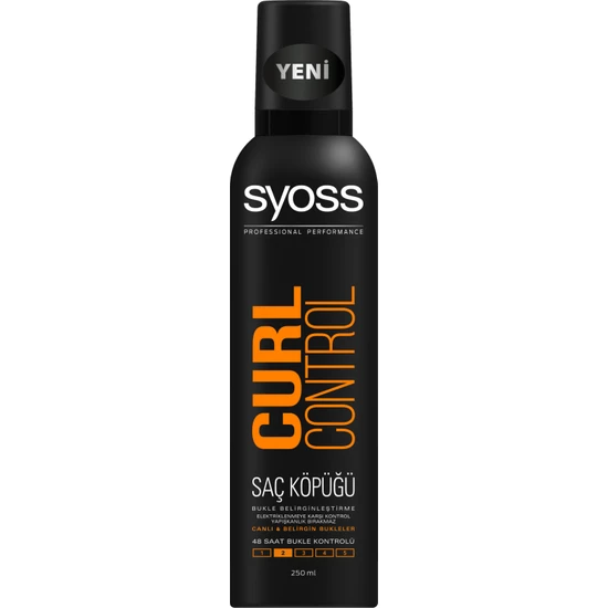 Syoss Curl Control Saç Köpüğü 250 ml
