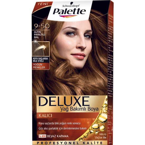 Palette Deluxe 9-50 Altın Parıltılı Bal