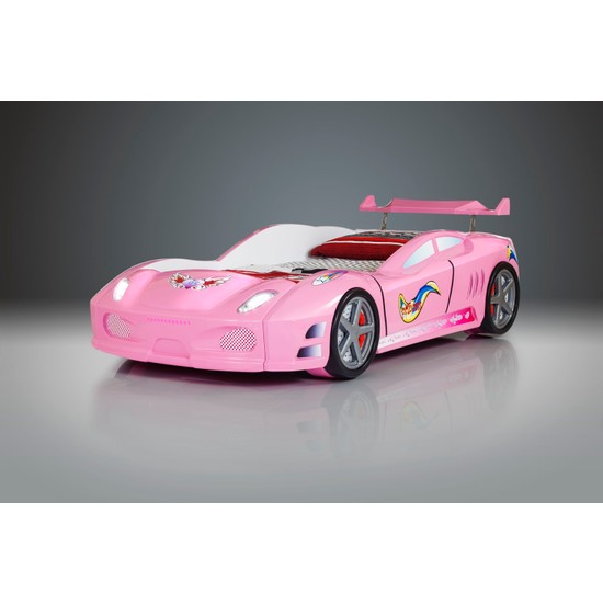 Lüx Enzo Arabalı Yatak Pembe Çocuk Karyolası Fiyatı Lüx Enzo Arabalı Yatak Pembe Çocuk Karyolası Fiyatı