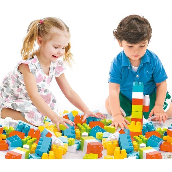 Tekreyonda 94 Parça Blok Lego Yapboz Seti Renkli Bloklar
