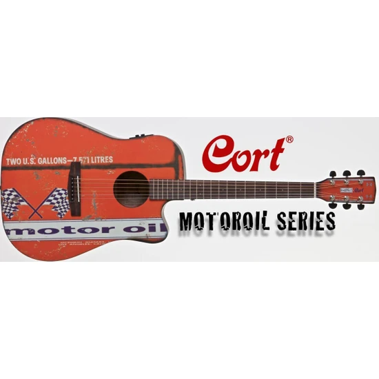 Cort Motor Oıl 2 Bks Elektro Akustik Gitar