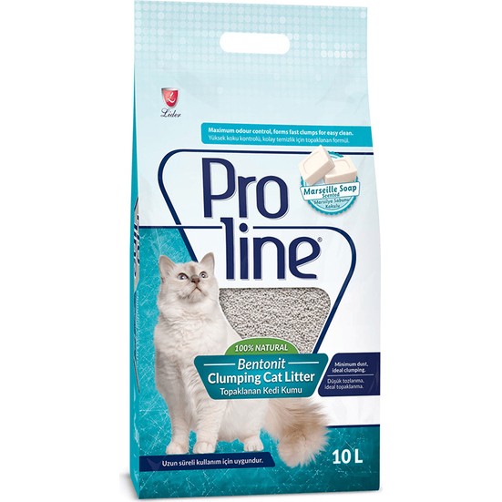 Proline Marsilya Sabunlu Topaklaşan Kedi Kumu 10 Lt Fiyatı