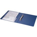 2K A5 Küçük Boy 2 Halkalı Plastik Klasör Mavi Kod 218M 19,5 x 23 cm Lütfen Dikkat Sadece A5 Ebat Evraklar İçin Uygundur