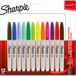 Sharpie 12'li Permanent Marker Seti Canlı Renkler ve Hızlı Kuruyan Mürekkep ile