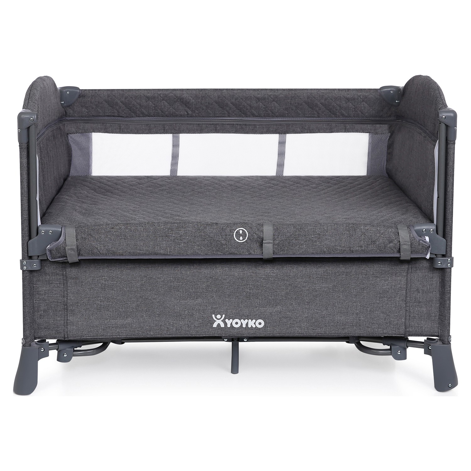 Yoyko Exclusive Comfort 8 in 1 Park Yatak Oyun Parkı Gri