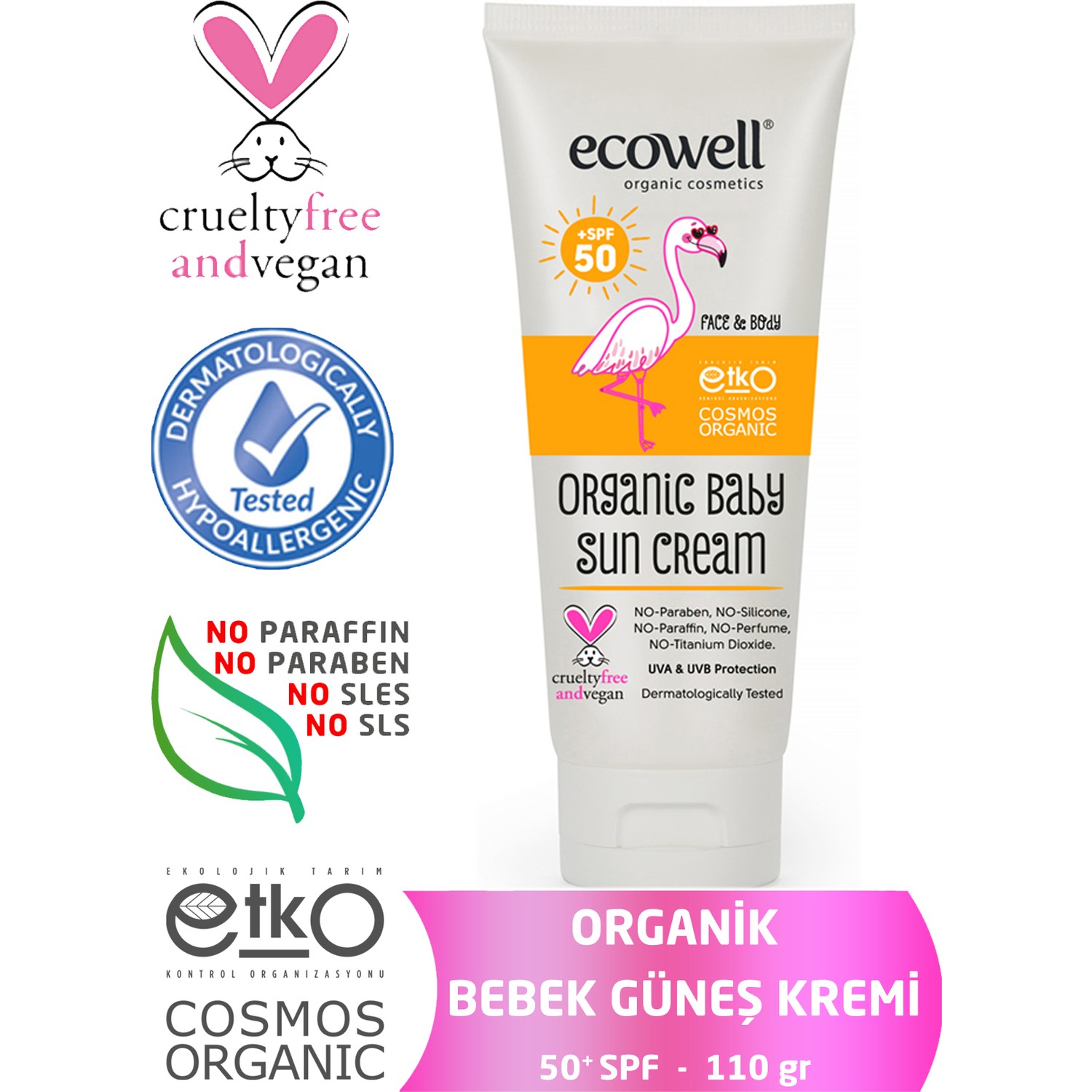 Ecowell Organik Bebek Güneş Kremi 50 Spf Fiyatı