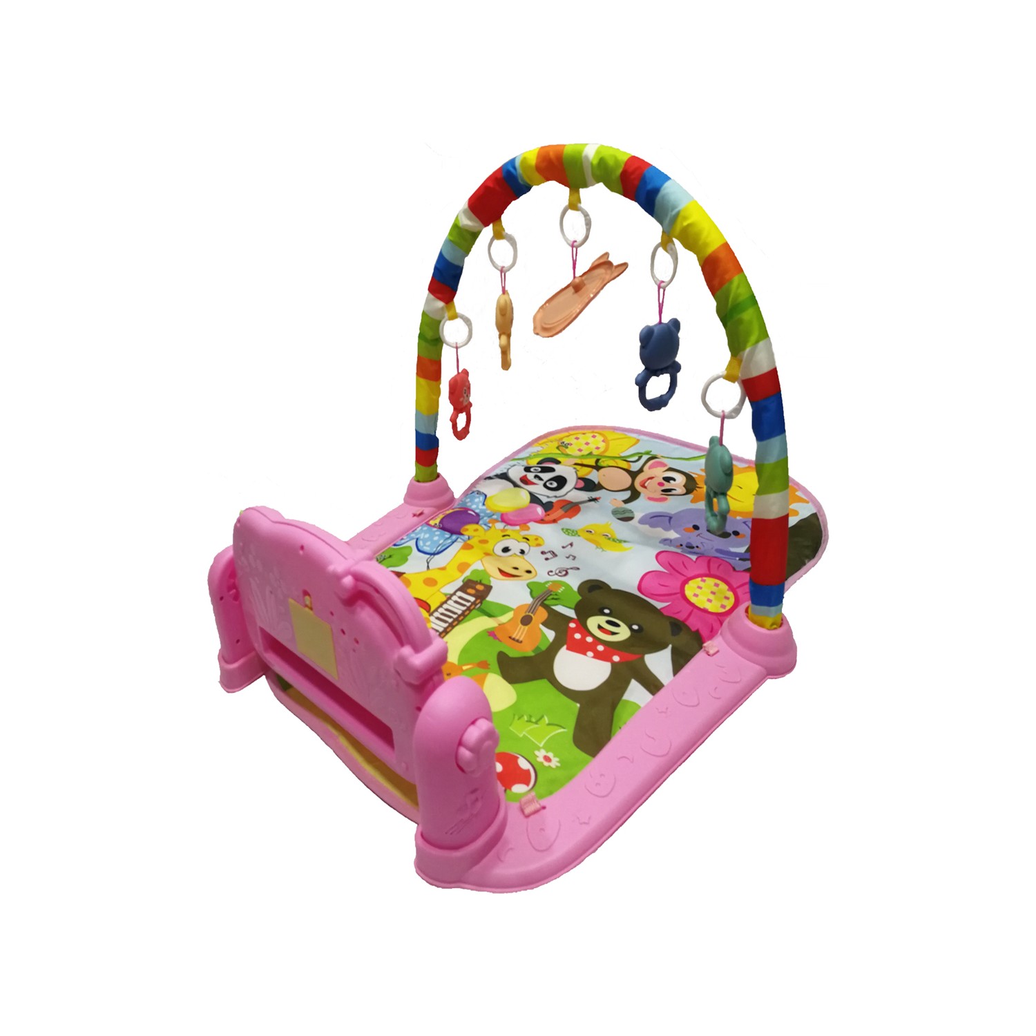 Huanger Müzikli Piyanolu Bebek Oyun Halısı Pembe Fiyatı