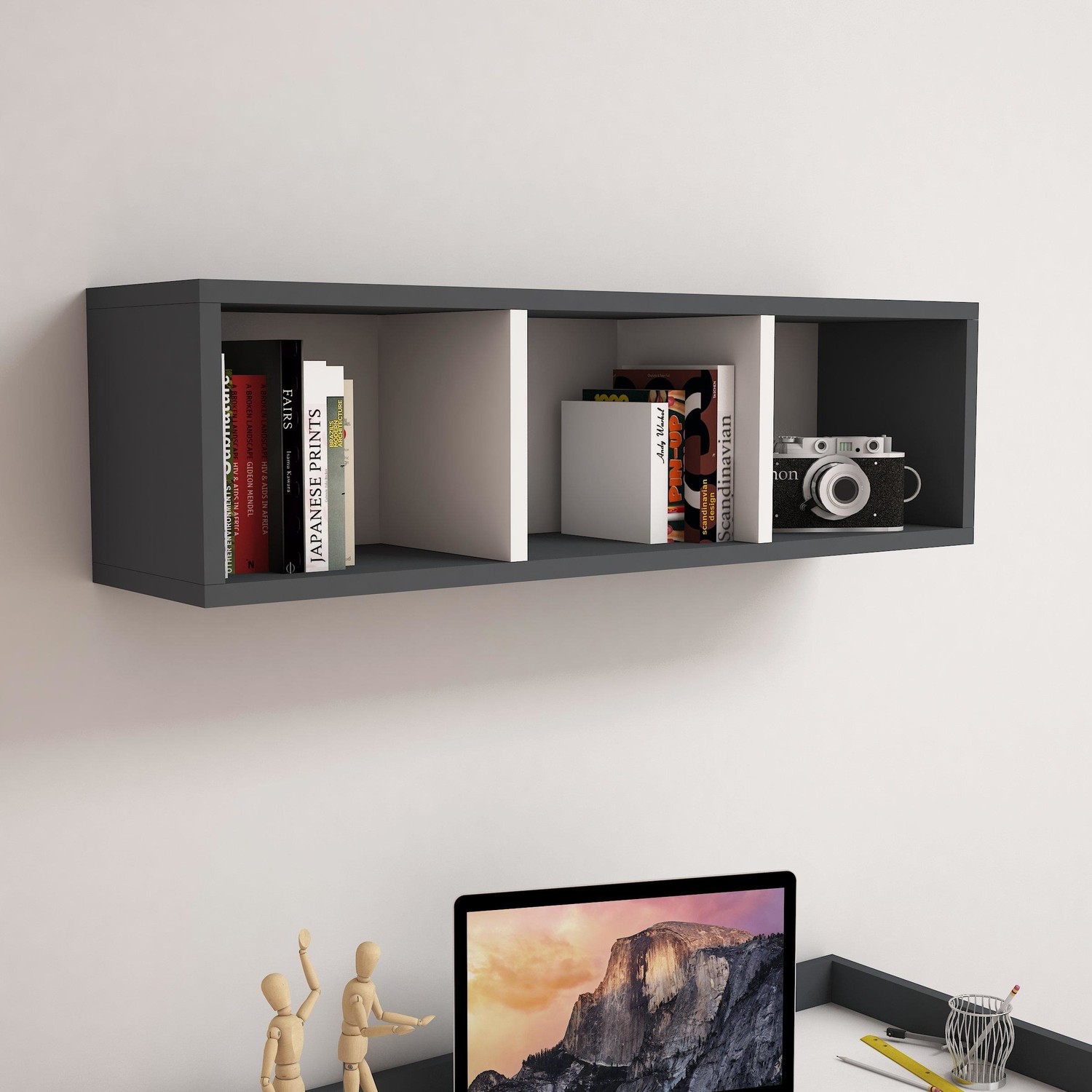 Bimossa Reyhan Dekoratif Modern Duvar Rafı Antrasit Fiyatı Bimossa Reyhan Dekoratif Modern Duvar Rafı Antrasit Fiyatı