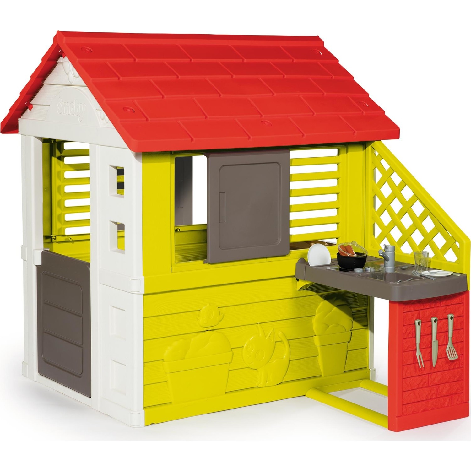 smoby mutfakli doga oyun evi 17 aksesuar 810713 fiyati