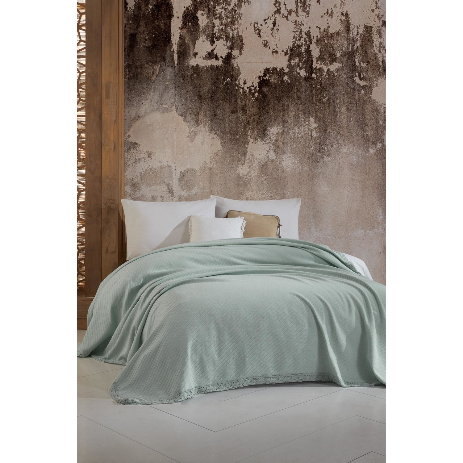 Buanart Pamuk Dantelli Yatak Örtüsü 180 x 240 cm Kriyos Fiyatı Buanart Pamuk Dantelli Yatak Örtüsü 180 x 240 cm Kriyos Fiyatı