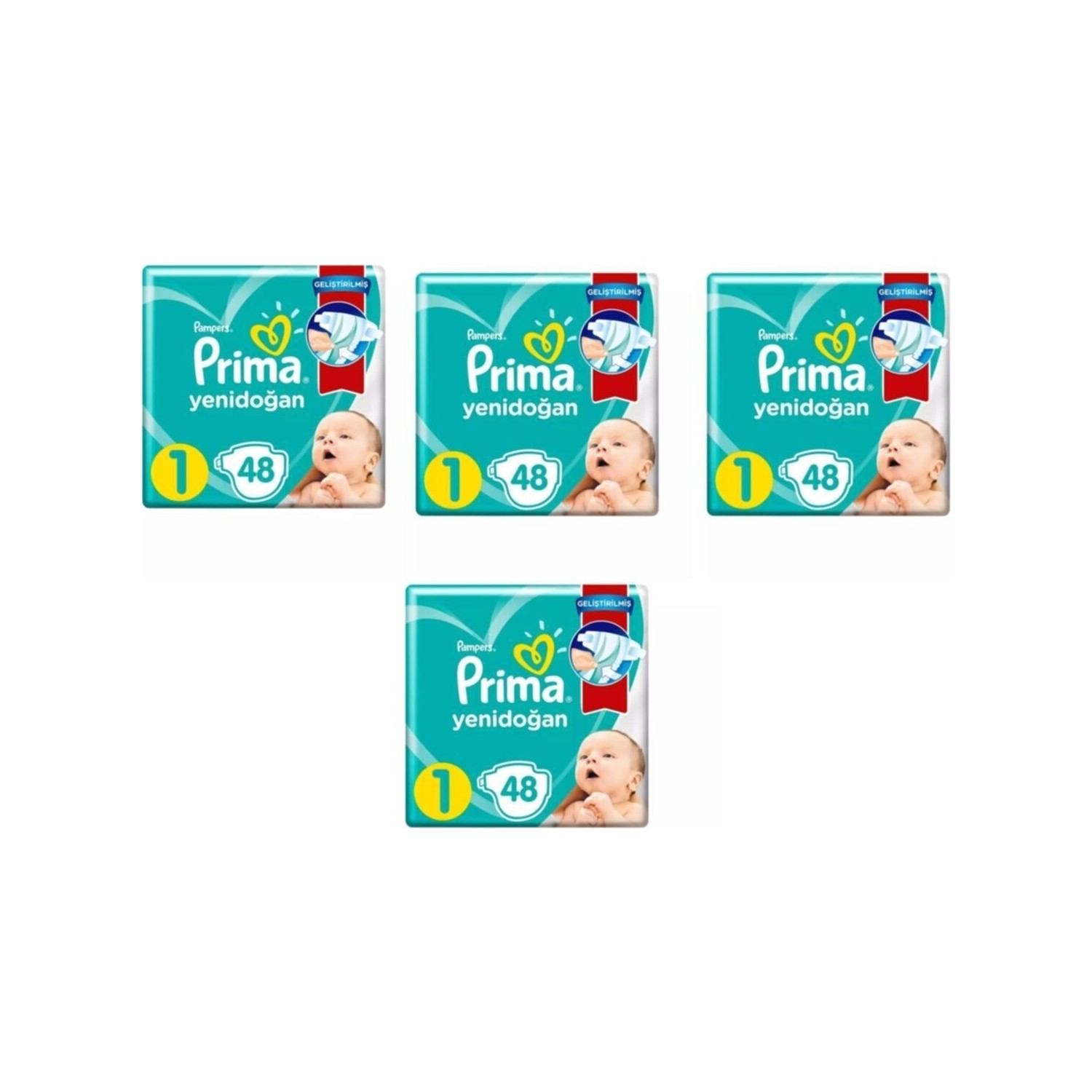 Prima Bebek Bezi Aktif Bebek 1 Beden 192�li Standart Paket