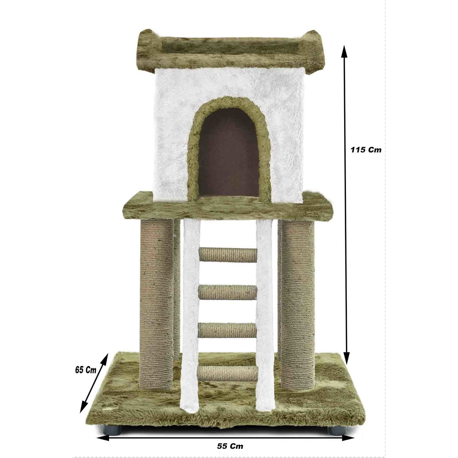 Meraklı Pati Belem BejBeyaz Kedi Kulesi ve Tırmalama Evi Fiyatı