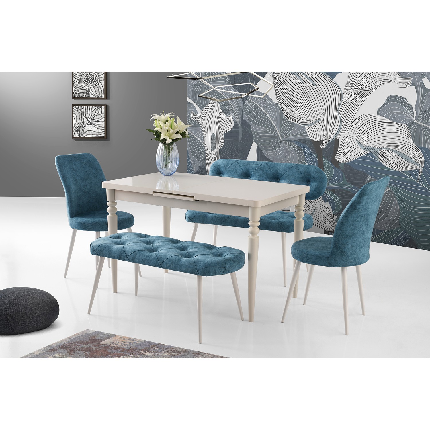 Yıldız Mobilya ve Aksesuar Bade Masa Gonca Sandalye Takımı Yıldız Mobilya ve Aksesuar Bade Masa Gonca Sandalye Takımı