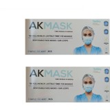 Ak Mask Tek Kullanımlık 3 Katlı Telli Cerrahi Maske 50 Adet 2'li