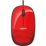 Logitech M105 Optik USB Mouse-Kırmızı
